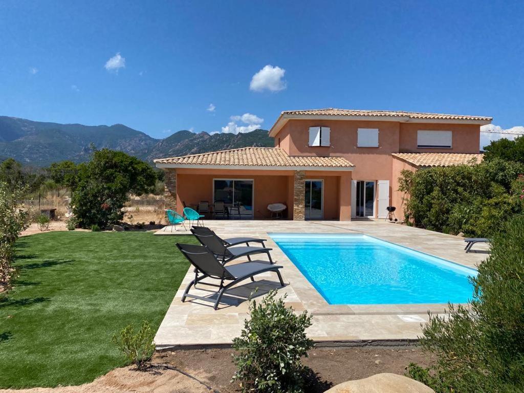 Villa Chez Géraldine Piscine chauffée, proche plage et rivière Lecci Exterior foto