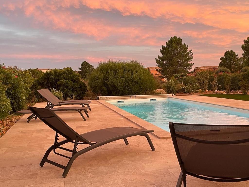 Villa Chez Géraldine Piscine chauffée, proche plage et rivière Lecci Exterior foto