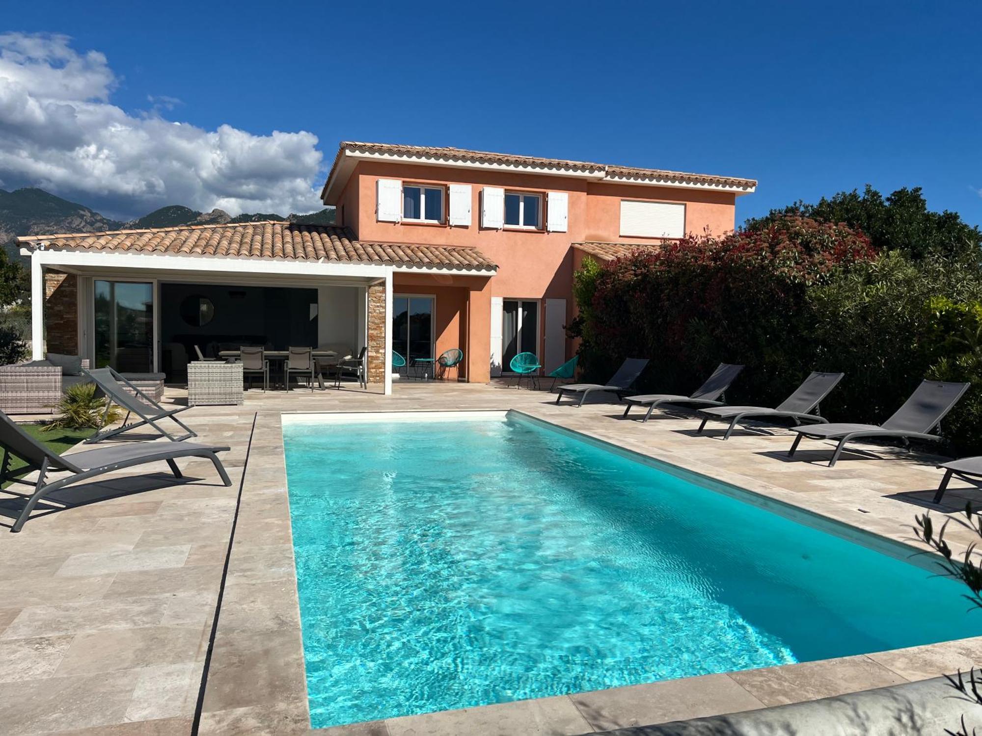 Villa Chez Géraldine Piscine chauffée, proche plage et rivière Lecci Exterior foto