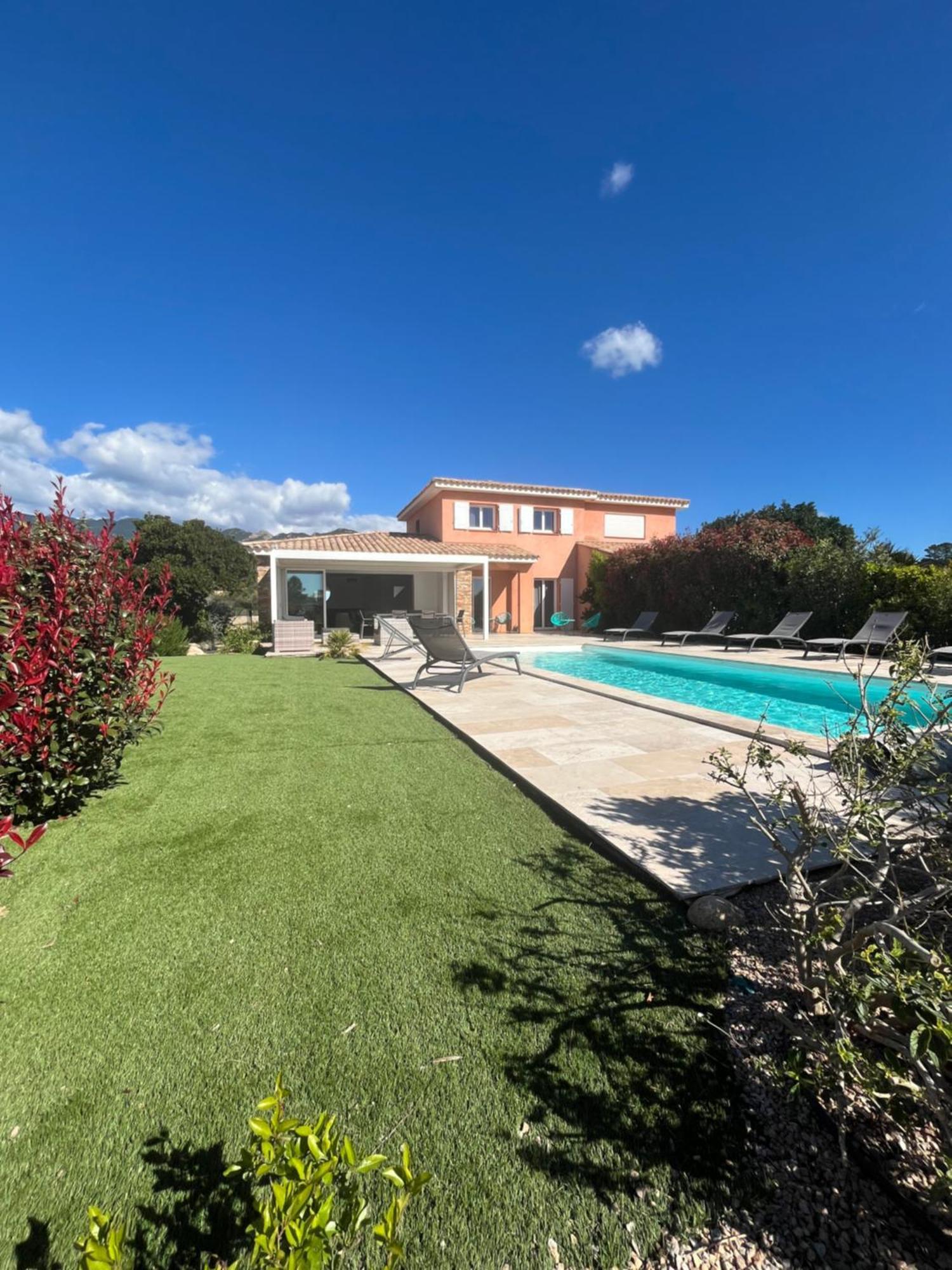 Villa Chez Géraldine Piscine chauffée, proche plage et rivière Lecci Exterior foto
