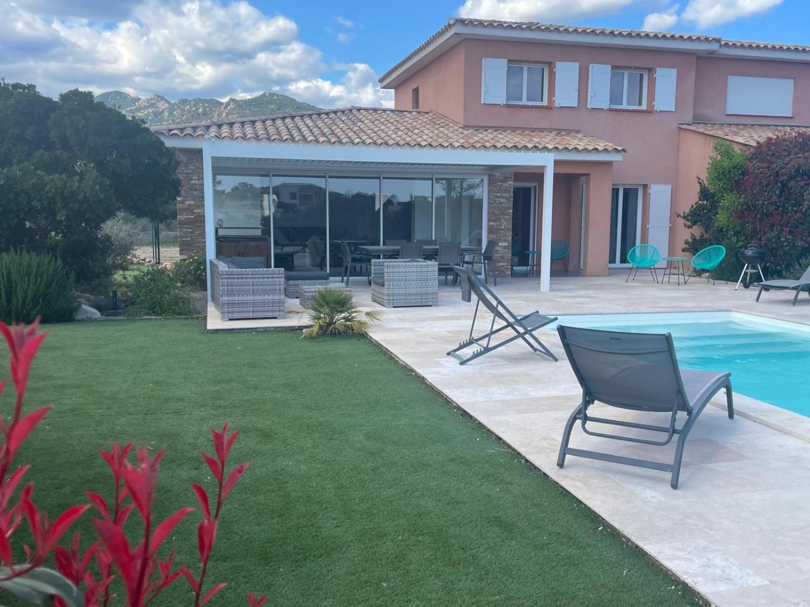 Villa Chez Géraldine Piscine chauffée, proche plage et rivière Lecci Exterior foto